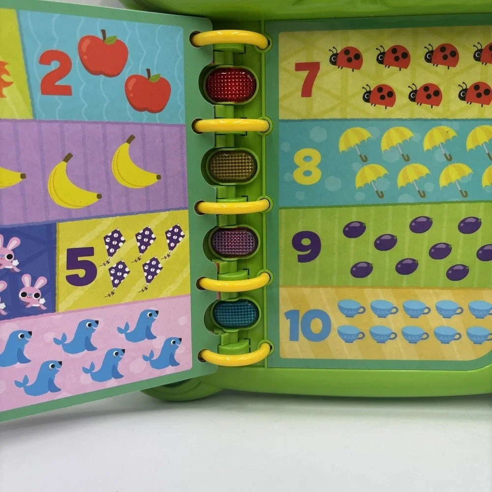 Leap Frog, Dino's Delightful Day Book Interactive Toddler Learning Toy Tested